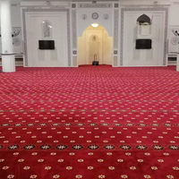 Tapis de prière ignifuges en nylon imprimé pour églises, lavables, style turc, pour mosquées pakistanaises, tapis musulman mural