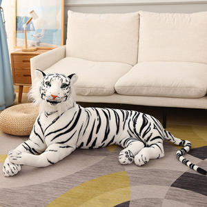 <span class=keywords><strong>Peluche</strong></span> géante de <span class=keywords><strong>tigre</strong></span> simulée douce, marron, faune sauvage, couverture de repos avec rembourrage en coton PP, <span class=keywords><strong>peluche</strong></span> brodée pour enfants - Product Image 5