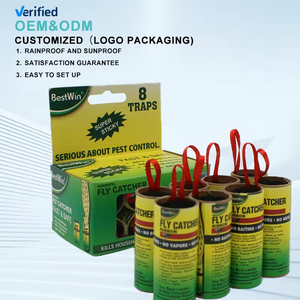 Perangkap lalat lengket di dalam ruangan pita terbang menggantung pita terbang papan lem efektif - Product Image 2