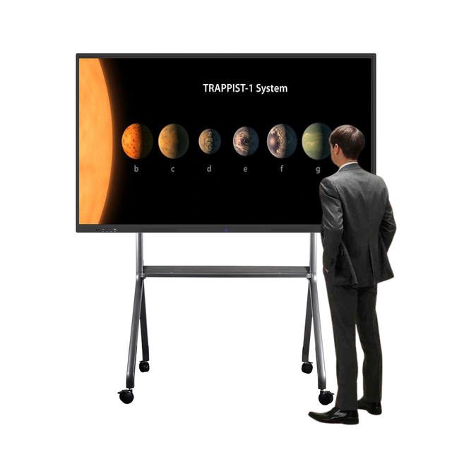 65 Inch Interactive Flat Panel Android Smart Board 4GB 32GB for Education Training Meeting Room Display Use