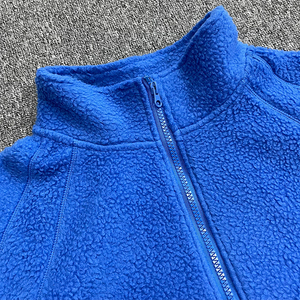 Custom Patchwork Embroidered Hoodless <b>Pullover</b> Sweatshirts Heavyweight Winter Breathable Windproof Sweatshirt <b>Jacket</b> - Product Image 2