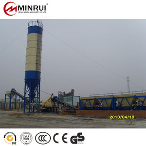 Planta Dosificadora de Concreto Premezclado Minrui HZS90 90m³/h con Mezcladora de Doble Eje JS1500, Potencia de Mezcla de 45kw, Motor, Caja de Engranajes, Rodamientos y PLC - Product Image 3