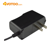 Adaptateur secteur mural vertical 30W 12V 2.5A AC/DC US/EU/UK/AU 5.5x2.1mm pour appareils électroniques, LED, caméras de vidéosurveillance, certifié CE FCC RoHS