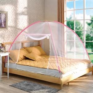 Ukuran ganda jaring nyamuk lipat Gratis instalasi gulungan serat Yurt Mongolia untuk dalam ruangan & luar ruangan Kamar Tidur & Berkemah - Product Image 5