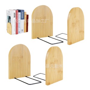 Sujetalibros de madera minimalista para estudiantes, estantería de escritorio, estantería de almacenamiento, estantería de oficina, soporte de mesa, estantería para libros - Product Image 2