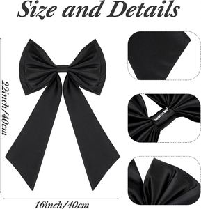 Cutecrop Imported Satin Bowknot <b>Dress</b> with <b>Detachable</b> Removable Bow <b>Train</b> Tails for <b>Wedding</b> - Product Image 4