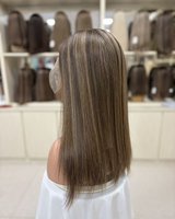 Perruques frontales en dentelle suisse HD en cheveux humains vierges, transparentes et respirantes, pour un look naturel - Vente en gros