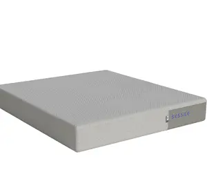 Vente en gros Matelas mousse 100% latex naturel super doux Lit à ressorts King Size Matelas à trois volets