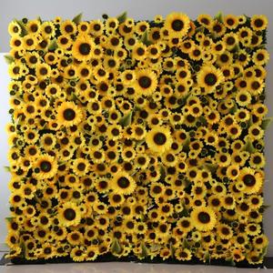 Panel <span class=keywords><strong>de</strong></span> Pared <span class=keywords><strong>de</strong></span> Plantas Artificiales 3D H48, Fondo <span class=keywords><strong>de</strong></span> Pared Rojo, Amarillo y Negro, Panel <span class=keywords><strong>de</strong></span> Flores para Decoración <span class=keywords><strong>de</strong></span> Bodas, Jardín Exterior - Product Image 2