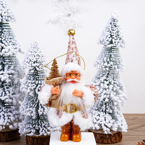 Adornos Navideños de Santa Claus 2024, Muñeco de Peluche de Tela con Diseño de Dibujos Animados, Decoración Navideña para el Hogar, Regalo - Product Image 5