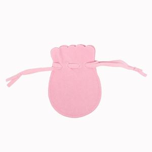 Pochette à bijoux double face en velours en forme de gourde pour emballage de bagues et colliers – En stock, vente en gros, logo personnalisé, approvisionnement direct usine en vrac - Product Image 3