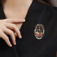 Bros Wanita Bangsawan Aksesori Karangan Bunga Putri Kelas Atas