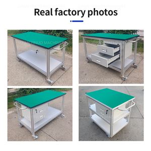 एल्यूमीनियम फ्रेम एएसडी असेंबली लाइन वर्कबेंच ओम अनुकूलित आकार मल्टीफ़ंक्शन ट्रॉली - Product Image 6
