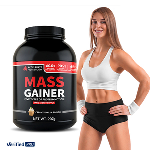 Gainer <span class=keywords><strong>de</strong></span> <span class=keywords><strong>masse</strong></span> premium avec isolat <span class=keywords><strong>de</strong></span> protéines <span class=keywords><strong>de</strong></span> lactosérum concentré, protéines <span class=keywords><strong>de</strong></span> lactosérum hydrolysées, protéines <span class=keywords><strong>de</strong></span> soja 33,3 % <span class=keywords><strong>pour</strong></span> <span class=keywords><strong>la</strong></span> croissance musculaire - Product Image 3