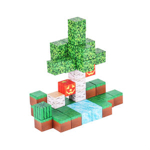 Cubo Magnetico Personalizzato My World Game Blocks Set con Motivi Multipli in Plastica Certificato EN71 Magneti da 3,3mm Guangdong 14x18x5cm - Product Image 4