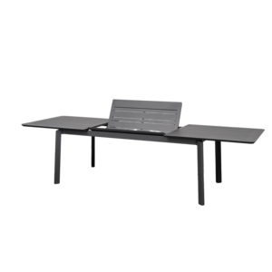<span class=keywords><strong>Table</strong></span> de salle à manger moderne en alliage d'aluminium robuste, extensible, à feuilles papillon, auto-rétractable, durable et résistante aux intempéries pour hôtel, école, villa - Product Image 5