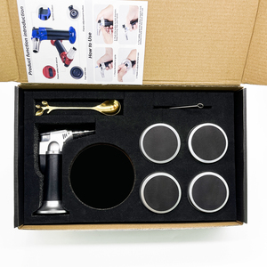 Meilleures ventes : <span class=keywords><strong>Kit</strong></span> de fumoir à cocktails avec torche, fumoir à whisky portable, bois écologique, cadeaux de Noël, outils de bar - Product Image 4