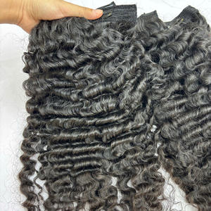 Vendeur de cheveux vietnamien Clip en lâche bouclés coiffeur bonne qualité cheveux bruts en gros 100% cheveux humains - Product Image 3