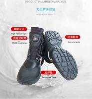 Bottes tactiques de sauvetage imperméables XCH, robustes, légères, résistantes à la corrosion, résistantes au froid, en caoutchouc et tissu, fabriquées en Chine