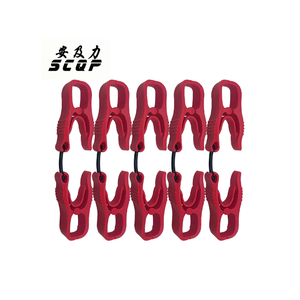 Clips para guantes SCQP, guantes de plástico, sujeción segura, resistente a la corrosión, Clips de soporte para guantes de plástico personalizados para construcción al aire libre, hogar - Product Image 1