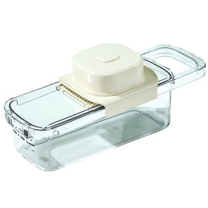 <span class=keywords><strong>Mandoline</strong></span> à légumes best-seller avec récipient transparent, fonctionnement par pression, coupe les légumes uniformément, idéale pour le comptoir de cuisine - Product Image 6