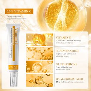 Serum Booster <span class=keywords><strong>Vitamin</strong></span> C MELAO Glutathione Niacinamide <span class=keywords><strong>Vitamin</strong></span> E Perawatan Kulit Korea untuk Menghilangkan Flek Hitam, Revitalisasi Kulit untuk Wanita - Product Image 3