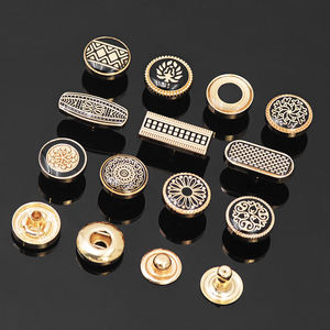 Botones de Metal Árabes de Alta Calidad, Redondos y Cuadrados, para Camisas de Hombre, Thobe, Abaya, con Logotipo Personalizado y Patrón, para Ropa - Product Image 3