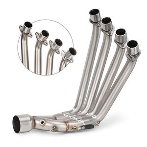Pour Honda <span class=keywords><strong>CBR650R</strong></span> CB650F CB650R <span class=keywords><strong>CBR650F</strong></span> 2014-2024 Système Complet Modifier Racing Line Moto D'échappement Avant Lien Tuyau SH6R14 Slip - Product Image 3