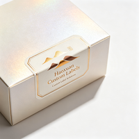 Etiquetas Personalizadas Haoxuan para Sets de Regalo de Té, Adhesivos Impresos en Papel Perlado con Lámina Dorada para Empaques de Té Premium Surtido