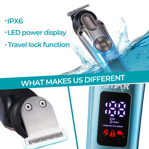 Winning <b>Star</b> 6 In 1 Hair Clipper ST-075 Electric Trimmer With <b>Led</b> Display And Ip6 Water Resistance For Home Use - Product Image 4