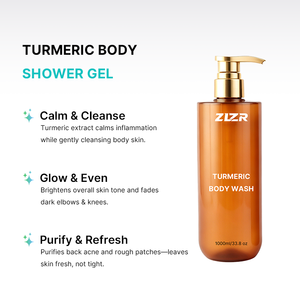 Private Label Skin Brightening Foaming Exfoliating Scrub Body Wash <b>Coconut</b> Tumeric Vitamin C Kojic Acid Papaya for Women All - Product Image 2