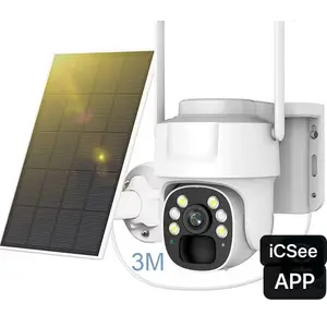 2023 New Solar Camera Real 4MP 1440P 4G SIM Card EURO ASIA Vision Wireless Solar Camera
