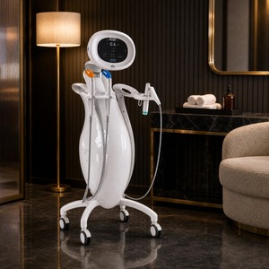 Appareil de beauté vertical à ultrasons pour le visage et le corps, machine de raffermissement et de remodelage de la peau avec 3 poignées et plusieurs cartouches pour <span class=keywords><strong>spa</strong></span> - Product Image 1