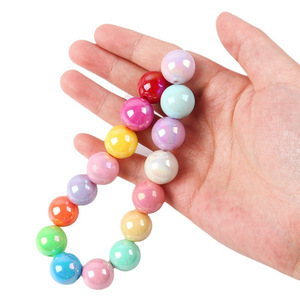 Acrylic Ab Round <b>Beads</b> 8-16mm Loose <b>Beads</b> For Bracelet Making Jewelry Crafting Accessories - Product Image 5