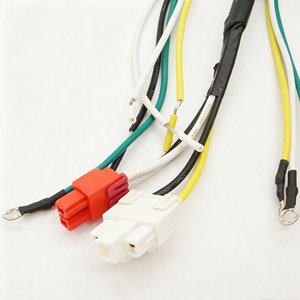 定制组装线束，与O型环接地端子结合，用于制冷设备内部电路连接 - Product Image 4