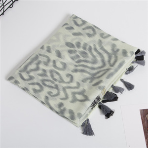 Écharpe pour femme toutes saisons, style Harajuku, motif <span class=keywords><strong>Mori</strong></span> Girl japonais avec imprimé vagues, châle de protection solaire, écharpe de plage, écharpe à franges - Product Image 6