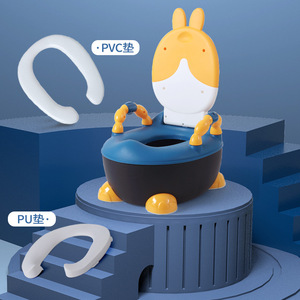Siège d'apprentissage de la propreté Lebonni pour tout-petits avec poignée et design lapin, chaise de toilette en plastique pour garçons, filles et enfants, utilisation en salle de bain - Product Image 2