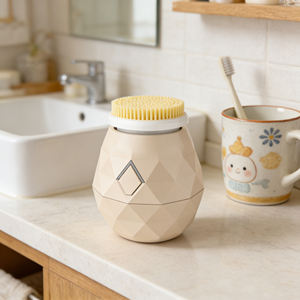 Cepillo de Limpieza Facial Eléctrico Sónico de Silicona 2 <span class=keywords><strong>en</strong></span> <span class=keywords><strong>1</strong></span>, Dispositivo Suave con Vibración - Product Image 1