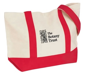 High Quality Custom Logo Advertising Promo <b>Medium</b> Snap Tote <b>Bags</b> - Reusable Cotton Canvas Shopping <b>Bags</b> with Snap Closure - Product Image 3