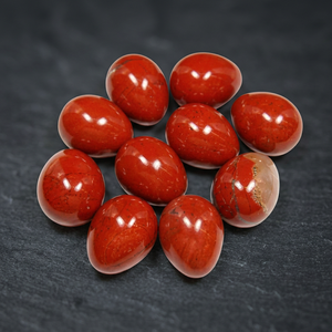 Oeufs d'agate de jaspe rouge en vrac en gros artisanat en cristal naturel roches Reiki minéraux gemme jade Feng Shui améthyste pierre précieuse - Product Image 3