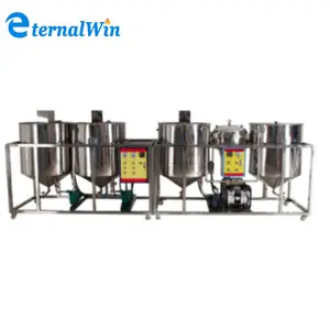 Small Edible Oil Refinery High quality peanut oil refinery plant machine and peanut edible oil refining equipment