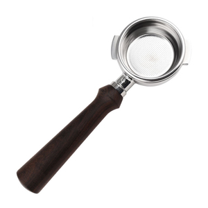 Kit de porte-filtre en bois, panier de filtre à expresso, porte-filtre <span class=keywords><strong>Bezzera</strong></span> Bz10, porte-filtre sans fond de 58 mm - Product Image 4