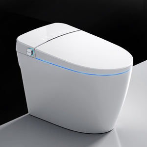 핫 세일 자동 오픈 WC 전기 비데 화장실 지능형 변기 발 터치 센서 플러시 원피스 스마트 화장실 - Product Image 3