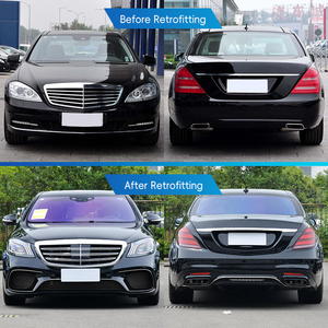ชุดแต่งรถยนต์ W221 ปี 2006-2013 อัพเกรดเป็นรุ่น Sport65 ปี 2020 ประกอบด้วยชุดแต่งรอบคัน กันชนหน้า-หลัง สเกิร์ตข้าง ฝากระโปรงหน้า ท่อไอเสีย สำหรับรถเบนซ์ S-Class - Product Image 2