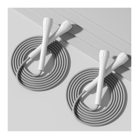 Corde à sauter de boxe réglable en PVC ultra-résistant de 6 mm, anti-torsion