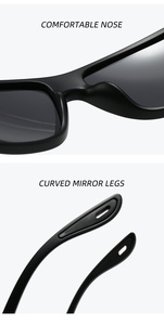 Nouvelles <span class=keywords><strong>lunettes</strong></span> <span class=keywords><strong>de</strong></span> <span class=keywords><strong>soleil</strong></span> <span class=keywords><strong>polarisées</strong></span> pour hommes, pour la conduite et les activités <span class=keywords><strong>de</strong></span> plein air, protection UV, monture carrée tendance - Product Image 6