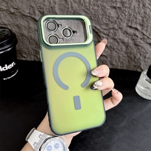 เคสโทรศัพท์มือถือแม่เหล็กเลเซอร์สุดหรูสำหรับ Apple17promax พร้อมสติ๊กเกอร์เลนส์สำหรับ IPhone16  ฐานยึด 15 Skin Sense 14 ฝาครอบป้องกัน 13 - Product Image 5