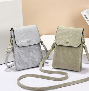 Sac à bandoulière en cuir PU pour téléphone portable, sac à main pour femme - Product Image 1