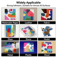 Marqueurs métalliques personnalisables STA, 10 couleurs, feutres permanents pour l'art, marqueurs métalliques imperméables pour la peinture sur roche et sur verre