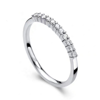 Bague de fiançailles en moissanite 0,33 ct la plus populaire, en argent sterling 925, cadeau de mariage, bague en moissanite pour filles